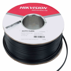 Hikvision 3+1 CCTV Cable 90 Meter Black – DS-1LH1SCA3C-090B | Original High-Quality Coax + Power Cable