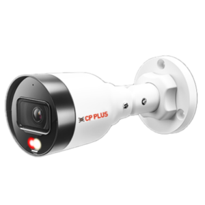 CP PLUS 2MP Dual Light Network Bullet Camera – 30m IR & Warm Light, PoE, IP67